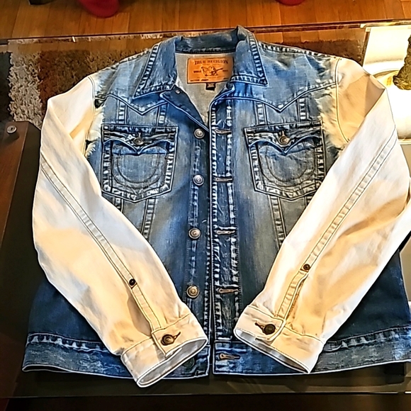 Vintage True Religion Jimmy Denim Jacket - Picture 1 of 2